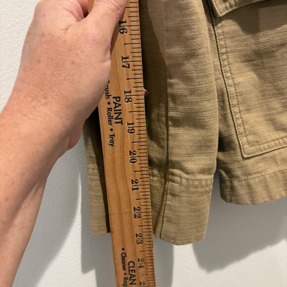 J Crew Jacket Womens Small Utility Safari AQ294 FA20 Button Pockets Workwear - Picture 11 of 14